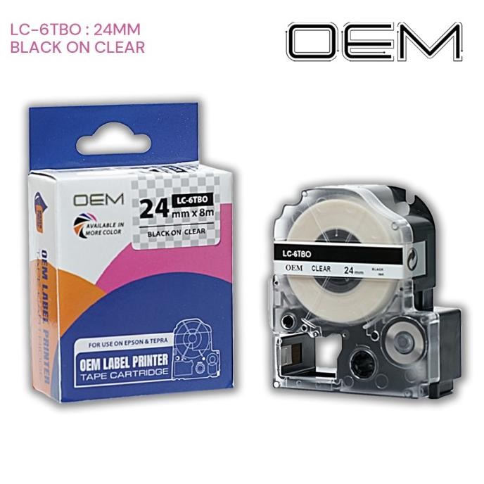 

OEM LABEL TAPE 24MM X 8M FOR USE ON EPSON LABELWORKS ORIGINAL DAN TERPERCAYA