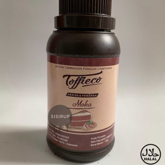 

Toffieco MOCCA 100 ML / Tofico Moka / Tofiko / Perisa / Pewarna /Pasta
