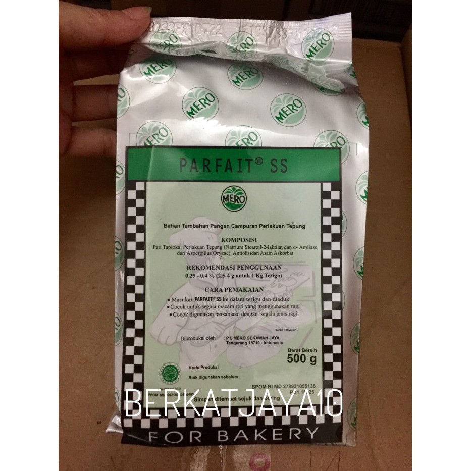

Mero Parfait Super Soft SS kemasan 500gr Pelembut Roti Donat
