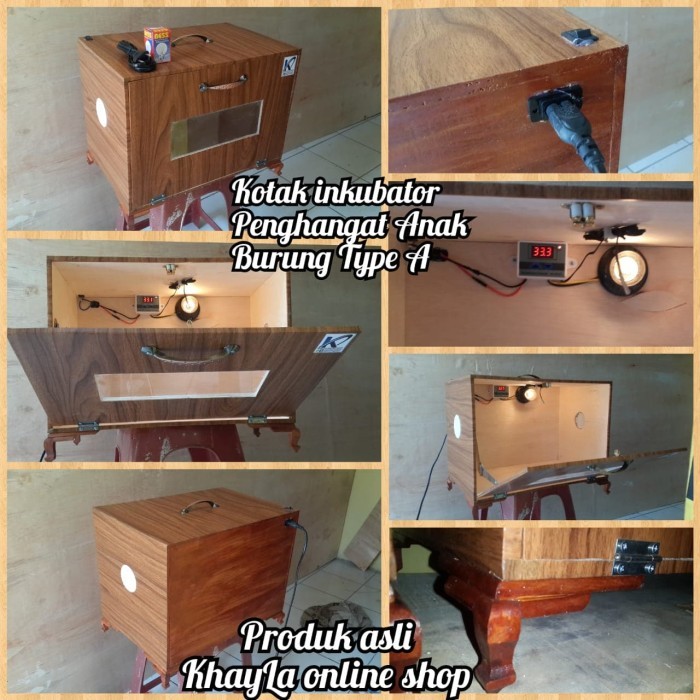 Box Inkubator Full Otomatis Untuk Anakan Burung Apa Sajah