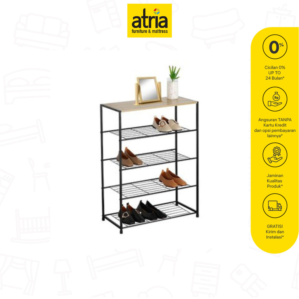 Atria Priestly Rak Sepatu Serbaguna