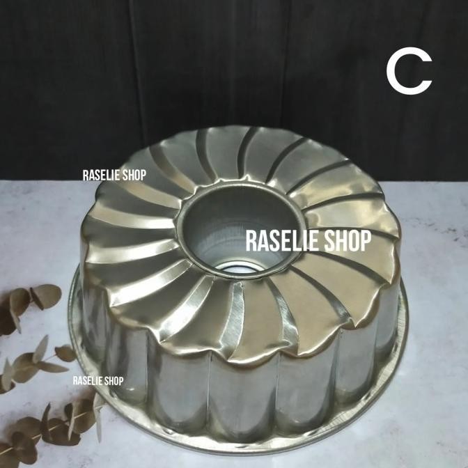 

Loyang PRESS Tulban Marmer Cake TEBAL Cetakan Aluminium Kue Bolu Motif HTS