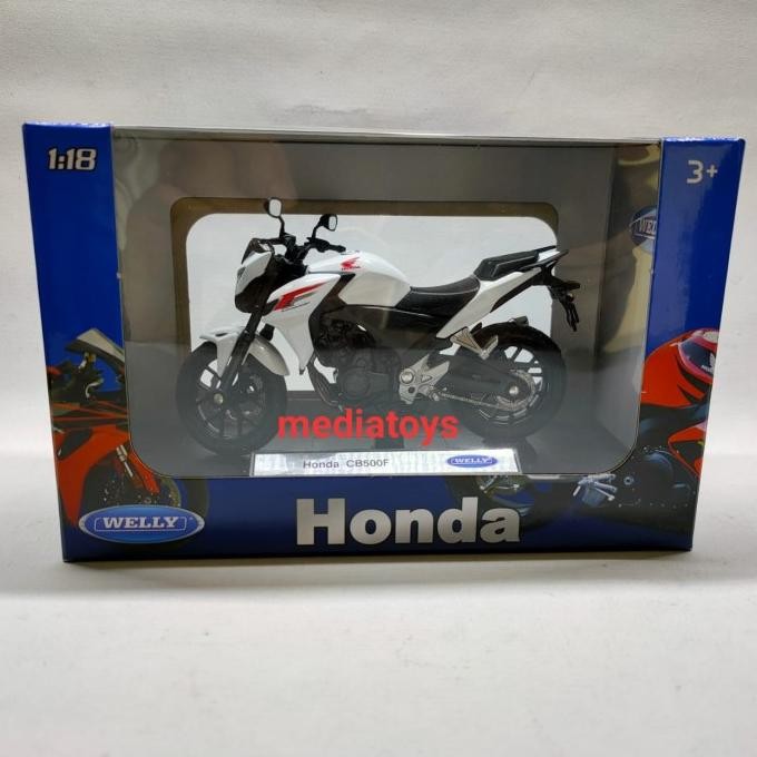 diecast welly 1 18 motor honda CB500F