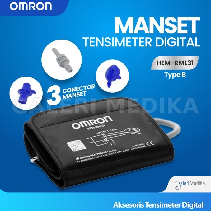 Manset Tensimeter Digital Omron HEM-RML31 Type B Manset Omron Jumbo