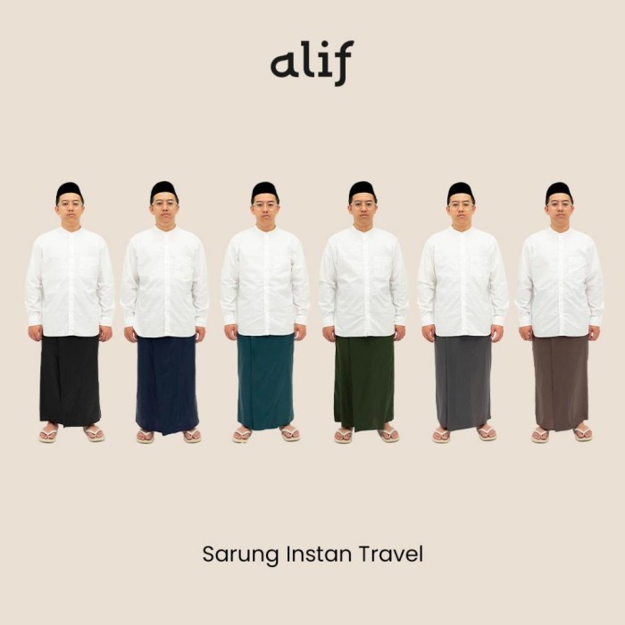 SALE ALIF AMMAR COLLECTION SARUNG INSTAN DEWASA