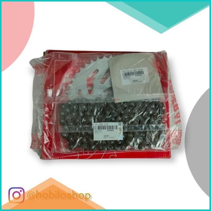 FEDERAL PAKET RANTAI GIR GEAR SET SATRIA FU 150 2004-2012 ORI 140BZ4