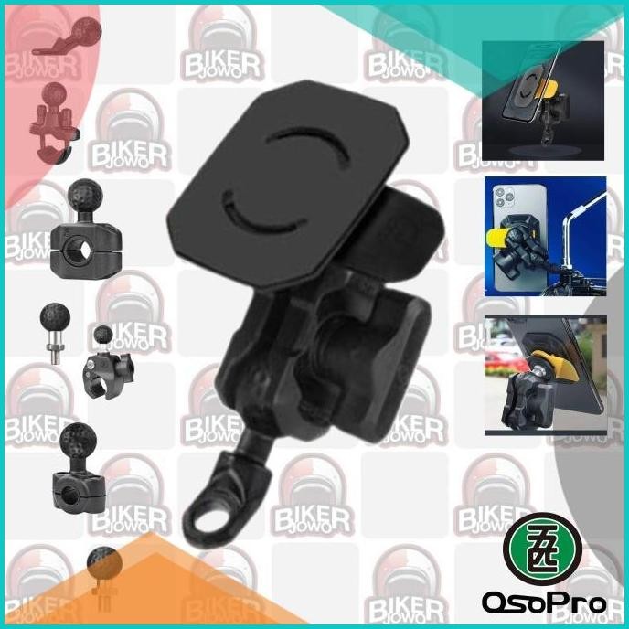 Osopro X Clam Mount Phone Holder 3M X-Clam Frameless Mounting Bracket