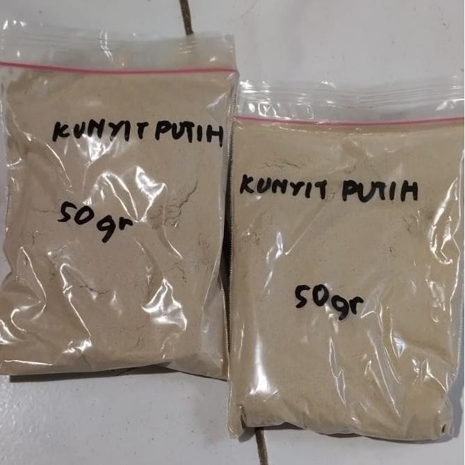 

Kunir Kunyit Putih Bubuk Rempah Jamu Herbal Tradisional Obat Cacingan