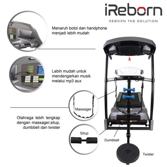 Treadmill Elektrik Ireborn Paris