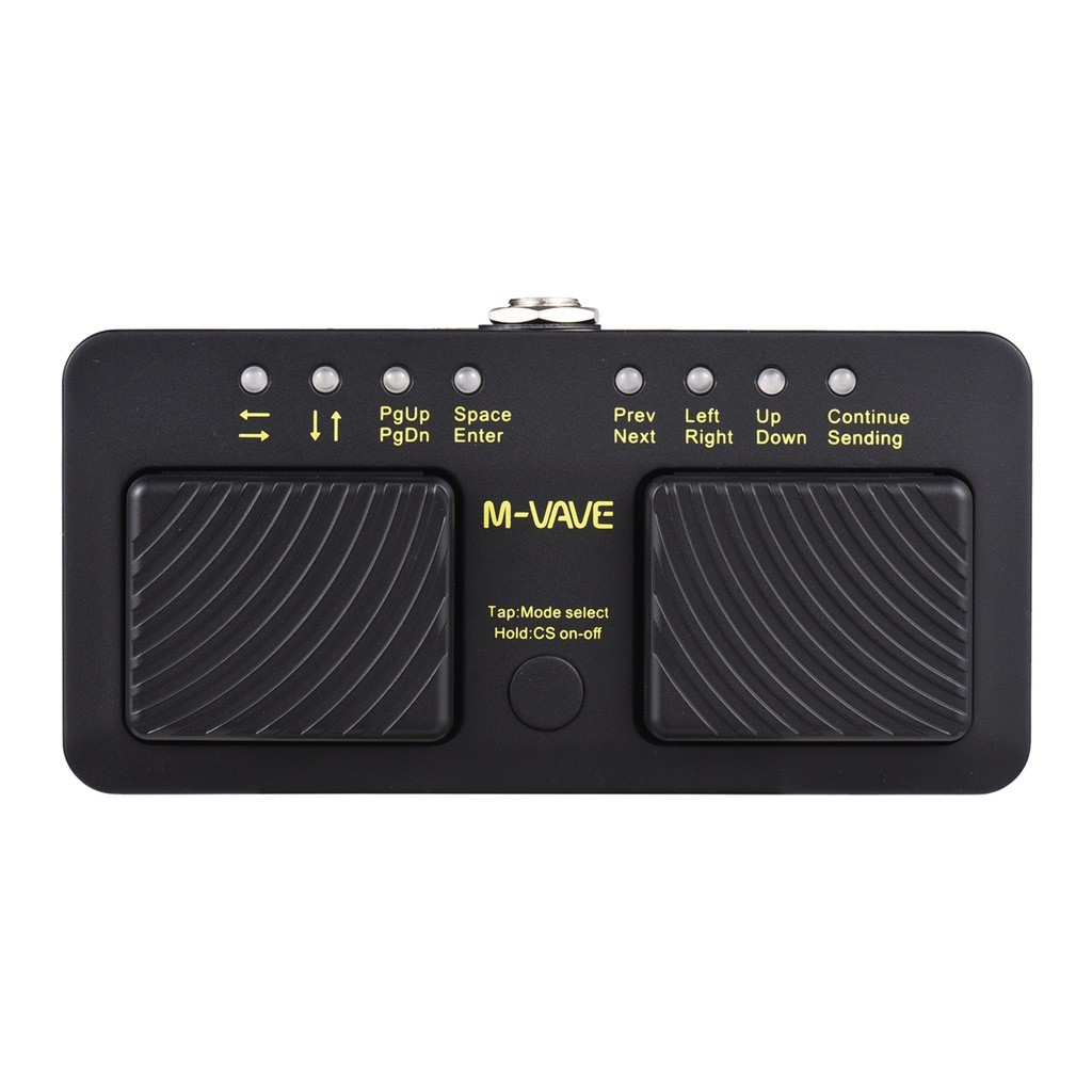 M-VAVE CUBE TURNER PRO Isi Ulang Nirkabel Cerdas Kontrol MIDI Pedal Halaman Turner Pedal Lembaran Mu