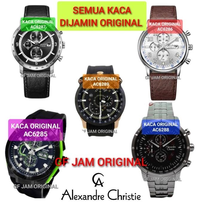 KACA JAM TANGAN ALEXANDRE CHRISTIE AC6285 AC6286 AC6287 AC6288 AC6289