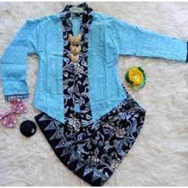 fx-4 (COD) PAKAIAN KEBAYA ANAK PEREMPUAN LENGAN PANJANG UMUR 1-7 TAHUN-KUTU BARU ANAK PEREMPUAN LENG