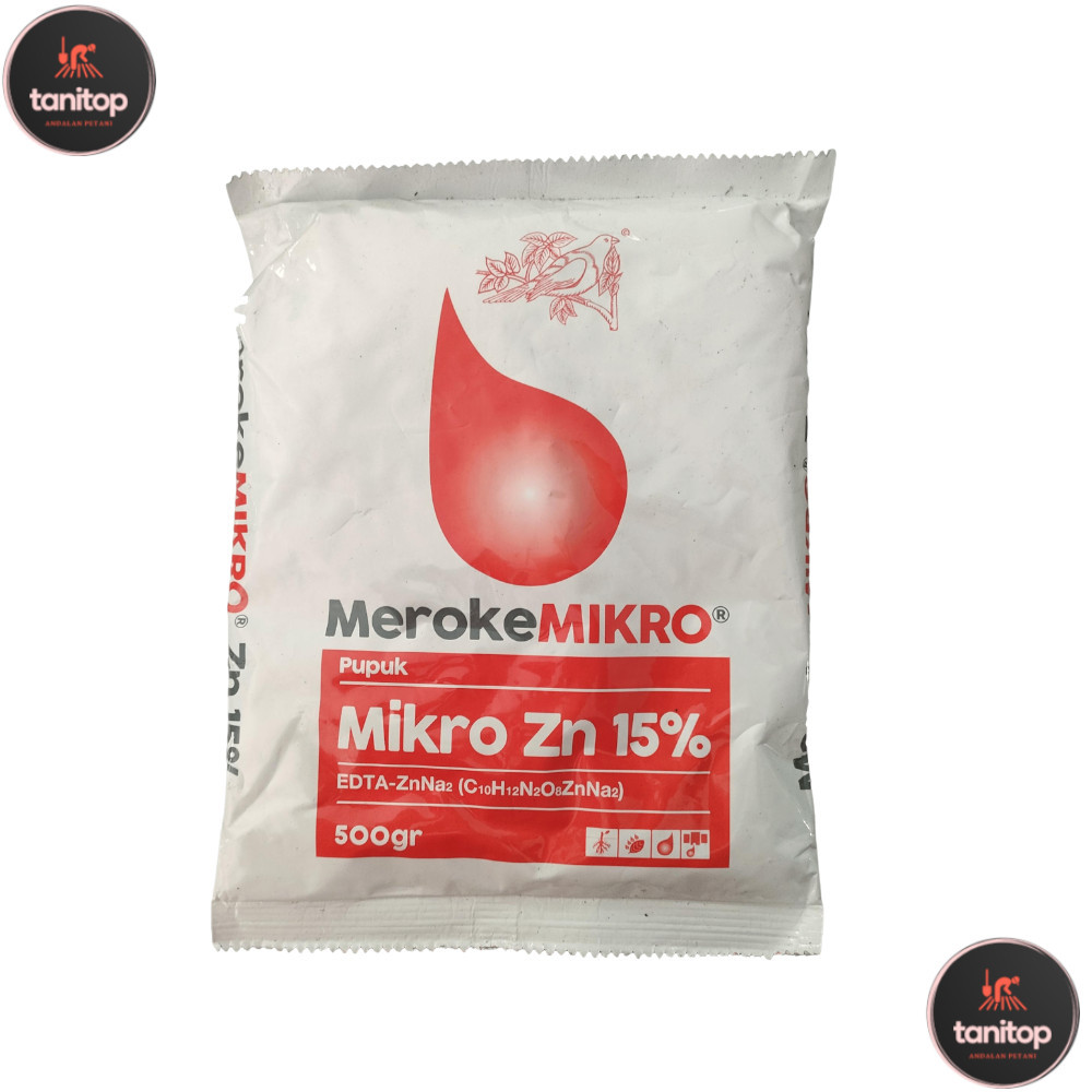 Pupuk Mikro Meroke Zn EDTA 500 Gram