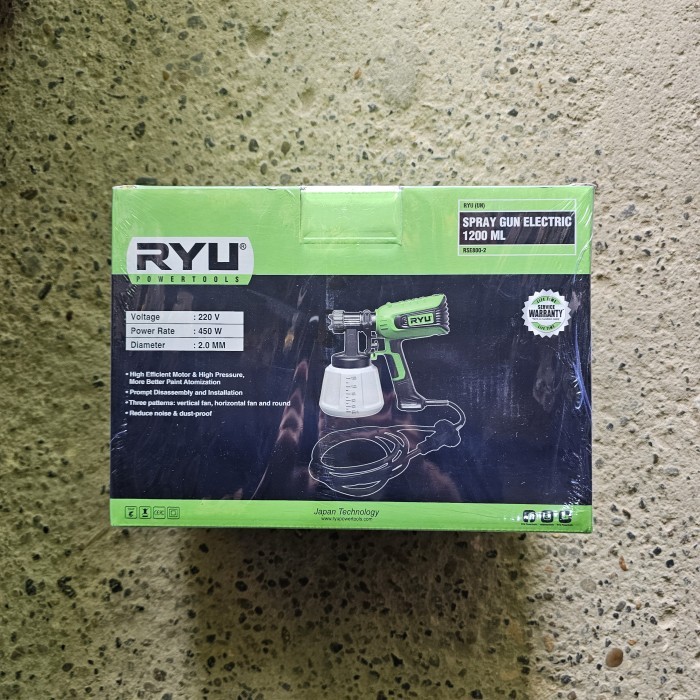 RYU Alat semprot cat listrik RSE800-2 / Spray gun electric / ALAT SEMPROT CAT MINYAK AIR