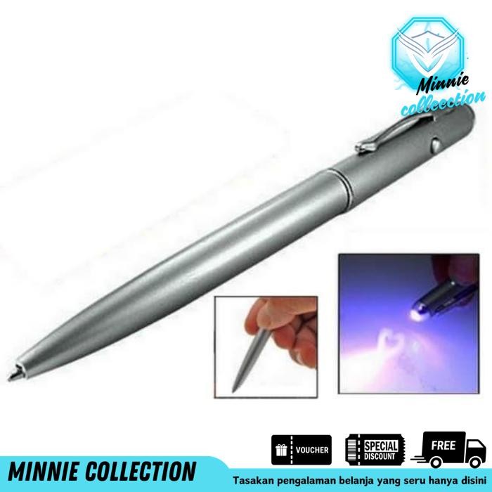 

2IN1 INVISIBLE INK PEN + UV LIGHT PULPEN SENTER ULTRAVIOLET RAHASIA BIG SALE