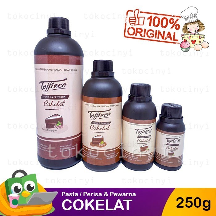 

Toffieco Pasta Perisa & Pewarna - Cokelat / Coklat 250 gr