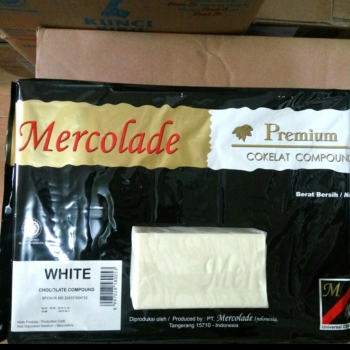 

mercolade white coklat compound repack 1kg