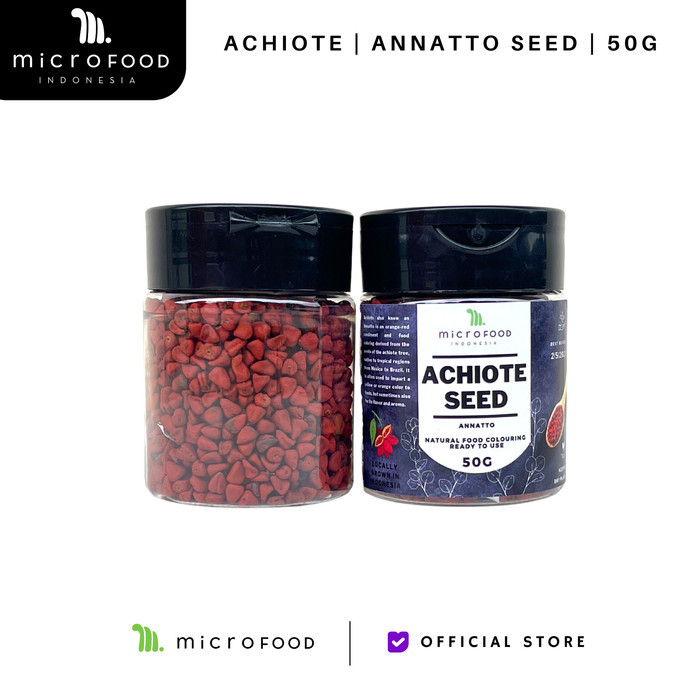 

ACHIOTE ANNATTO Natural Food Coloring & Spice 50g Microfood