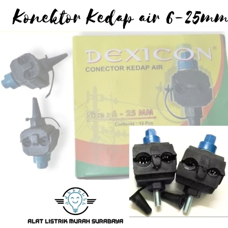 connector / konektor kedap air dexicon 6-25mm