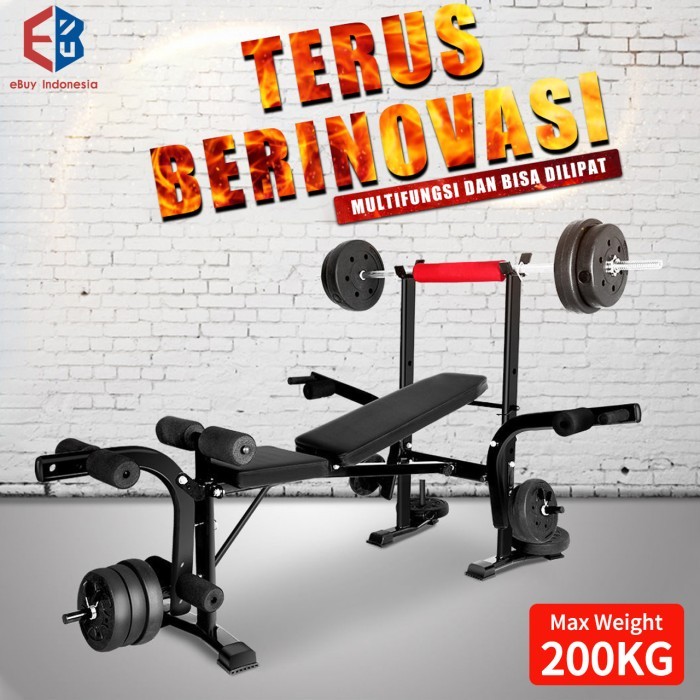 Ready bench press murah / bench press alat fitness / bench press multifungsi