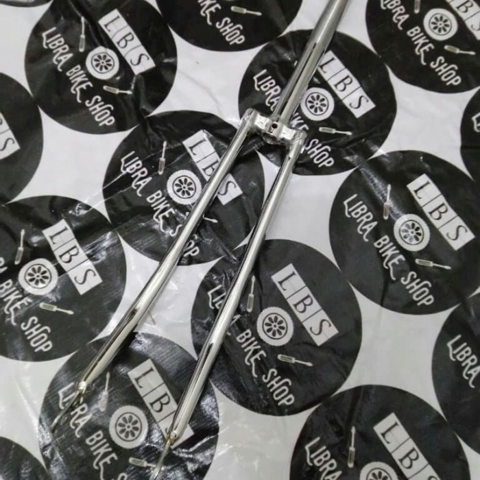 Ready FORK FIXIE CHROME CLASSIC 27 700C l FORK BALAP CLASSIC 27 700C