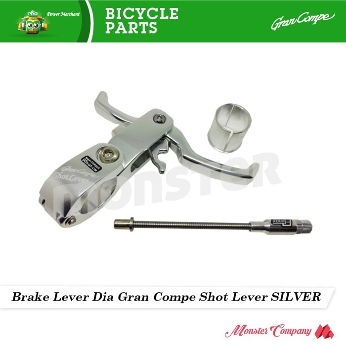 Ready Brake Lever Dia Gran Compe Shot Lever SILVER