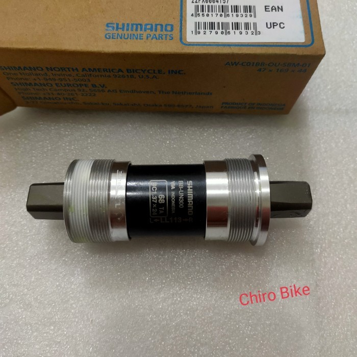 Ready BB kotak bottom bracket SHIMANO UN300 113 sepeda lipat minion fixie
