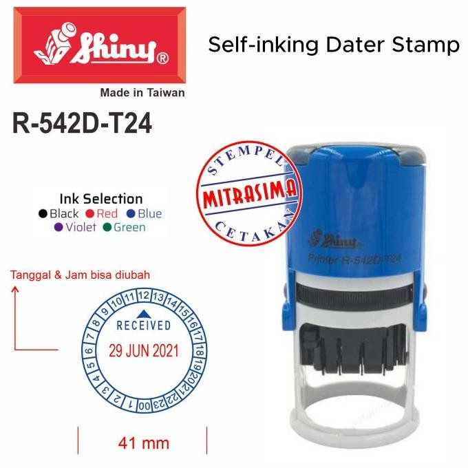 

Stempel Shiny R-542D-T24 ( Received Dengan Tanggal Dan Jam ) Tersedia