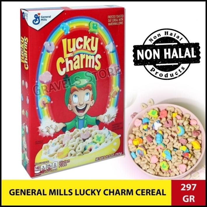 

General Mills Lucky Charms Cereal - Sereal Import Sarapan Sehat