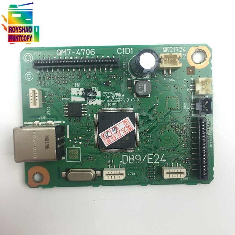 Papan Antarmuka Mainboard Printer Bekas Asli QM7-4706 untuk Bagian Printer Papan Logika Formatter Ca