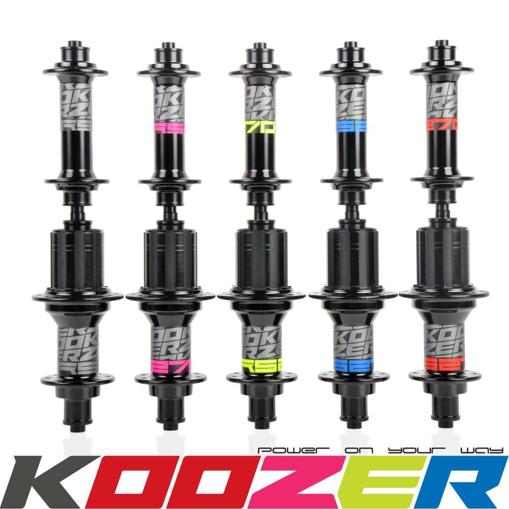 KOOZER RS270 Set Hub Sepeda Jalan Depan Belakang 2/4 Bearing 20/24 Lubang Lepas Cepat Sangat Ringan 