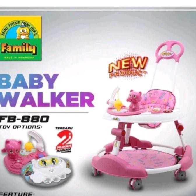 READY Baby Walker Family FB 880 FB880 FB-880 Alat Bantu Jalan Bayi Musik