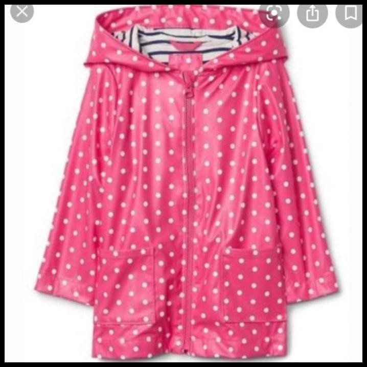 Jaket Hujan Anak Perempuan Gap Original