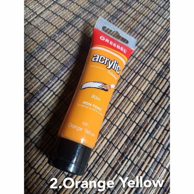 

Gramedia Cirebon - GREEBEL ACRYLIC PAINT 30 ML 506 ORANGE YELLOW