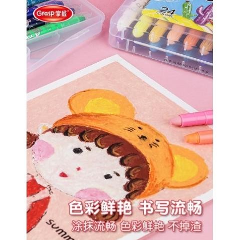 

Spesial Crayon Grasp / Crayon Grasp Mata Sedang / Silky Crayon / Water Soluble Crayon / Krayon Warna 602 8.8