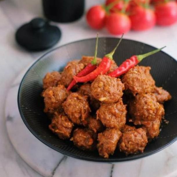 

Pentol Julid - Sepedas Mulut Netizen / Bakso Sapi Full Daging / Cod / Kirim Seluruh Indonesia / Rempah Lady / Lauk Siap Saji / 250 Gr