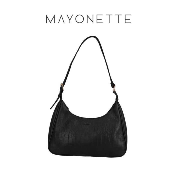 EKSLUSIF Mayonette Boram Shoulder Bag Croco Vintage Bag Tas Wanita Terbaru 2021