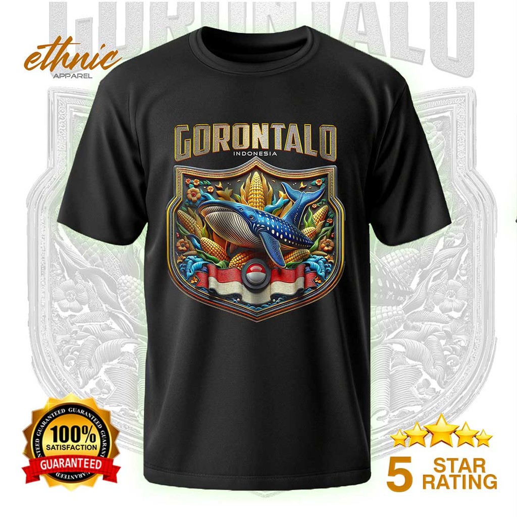 T-shirt Kaos Distro GORONTALO - GORONTALO - Premium Quality - GTOX7