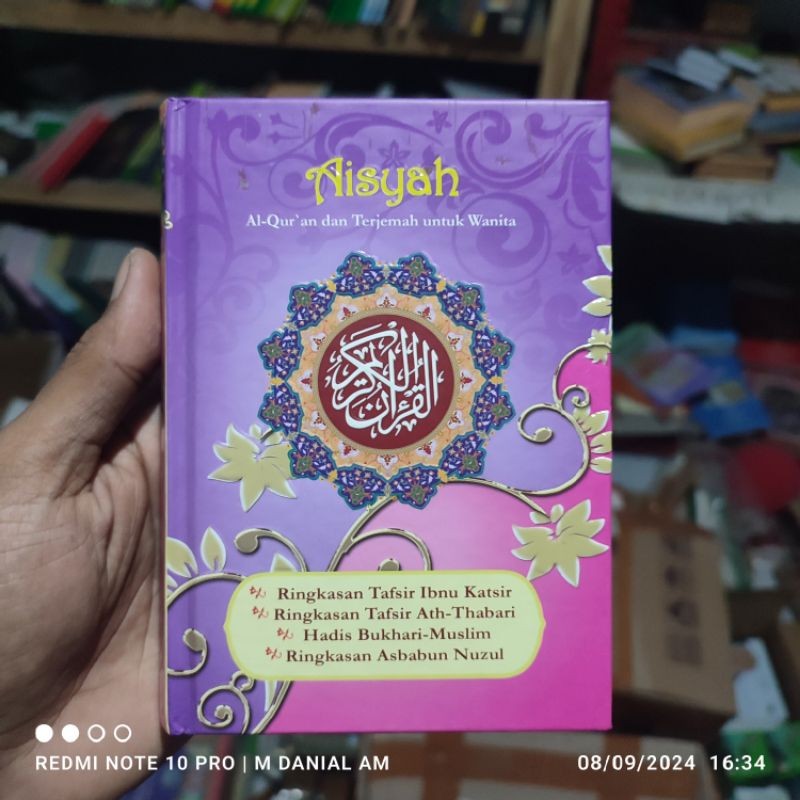 Mushaf Aisyah Al Quran dan Terjemah untuk Wanita