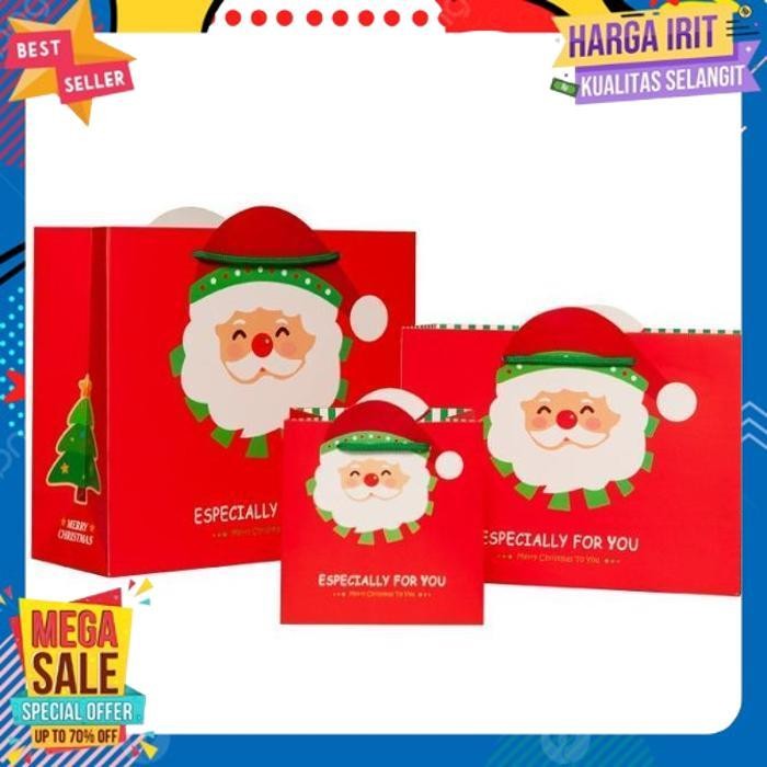 

VIRAL PBSA SANTA PAPERBAG BOX KOTAK NATAL BINGKISAN TEMPAT HADIAH KADO FURUBA