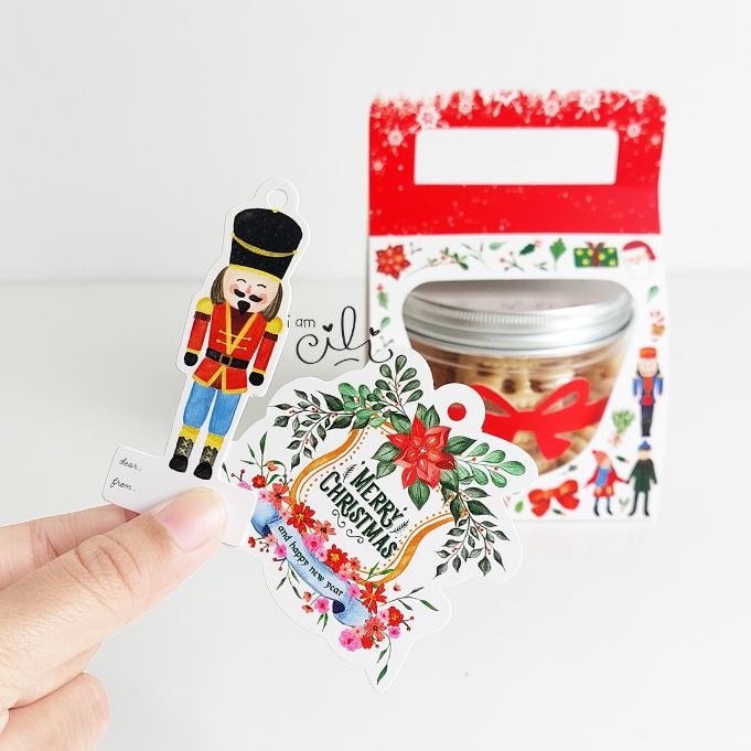 

Racun Shopee (Box Celyn400) Kotak Kue Kering Toples Tabung Jar 400Ml (Isi 10) Dgh-43