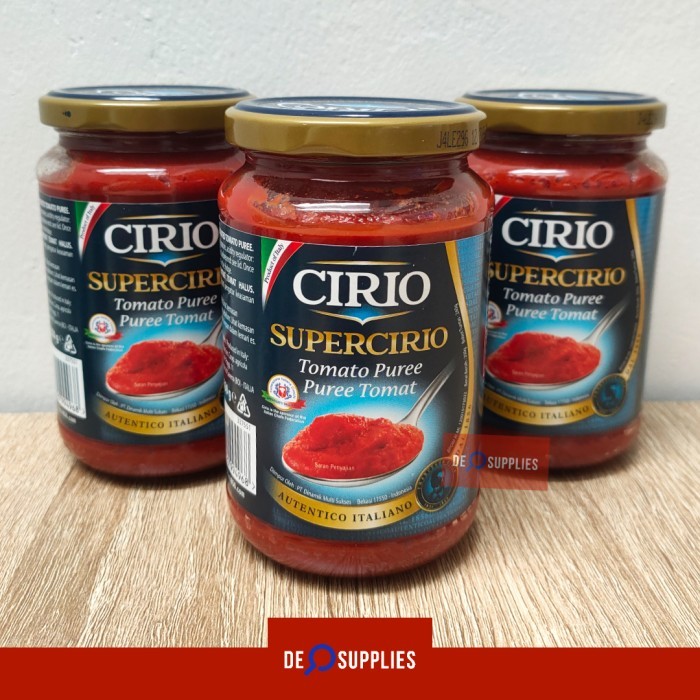 

Sale Cirio Tomato Puree 350Gr - Puree Tomat Halus Italy Saus Marinara Sauce