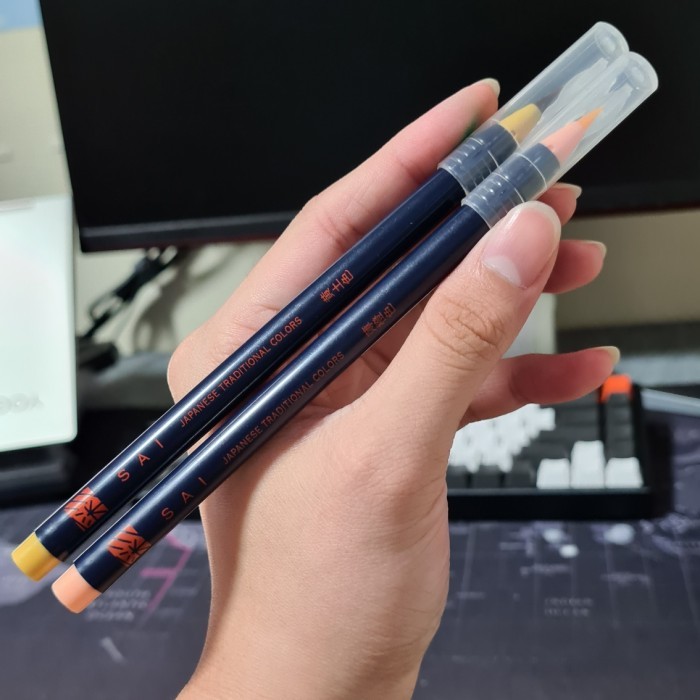 

Ba Old Japanese Sai Pen Brush Spinning Pen Parts Body Import Original