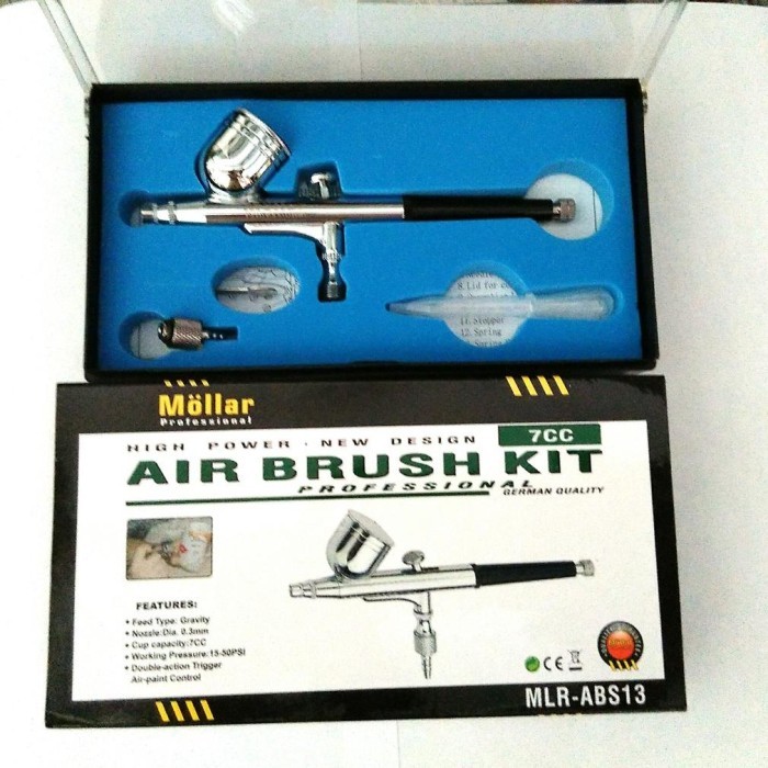 

Ba Air Brush Kit Pen Brush Mollar Airbrush Double Action Trigger Air