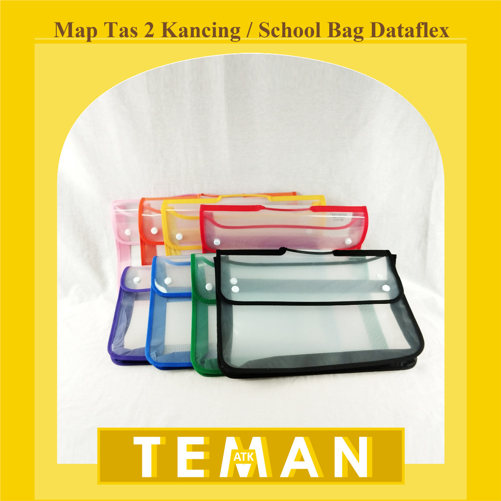 

Map Plastik Tas 2 Kancing / School Bag Dataflex - (DF-311)