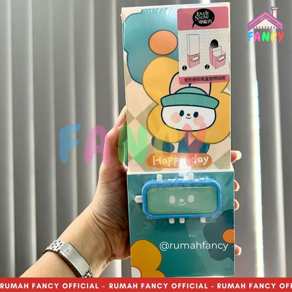 

Fx-76 [Free Bubble + Dus] Tempat Pensil Premium Kotak Pensil Plastik Kax 220 1 Susun Motif Karakter Girl / Animal Kunci Kode Model Rak Susun + Cermin Premium