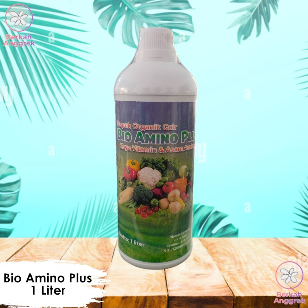 Bio Amino Plus 1 Liter Pupuk Asam Amino Suplemen Tanaman