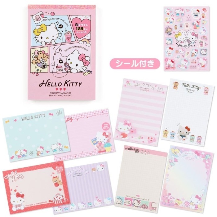 

Sale Memopad 8 Design Notes Notepad Catatan Buku Notebook Sanrio Kuromi