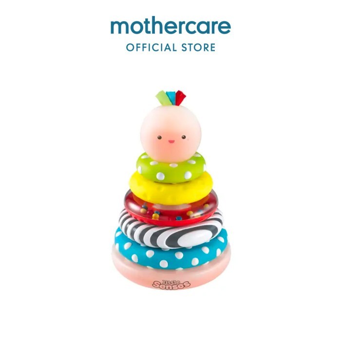 Jona Elc Little Senses Glowing Stacking Rings - Mainan Aktvitas Ring Donut