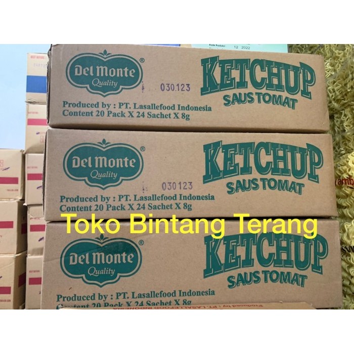 

Dijual!!! Delmonte Saus Tomat Stik / Sachet 1 Dus Karton 20 Pak X 24 Pcs X 8 Gr